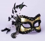 Half Mask Black/gold